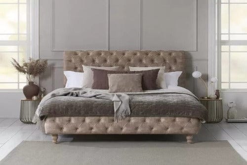 lily sleigh beds double - 0