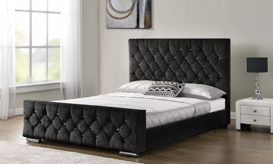 aztec ottoman sleigh bed king size