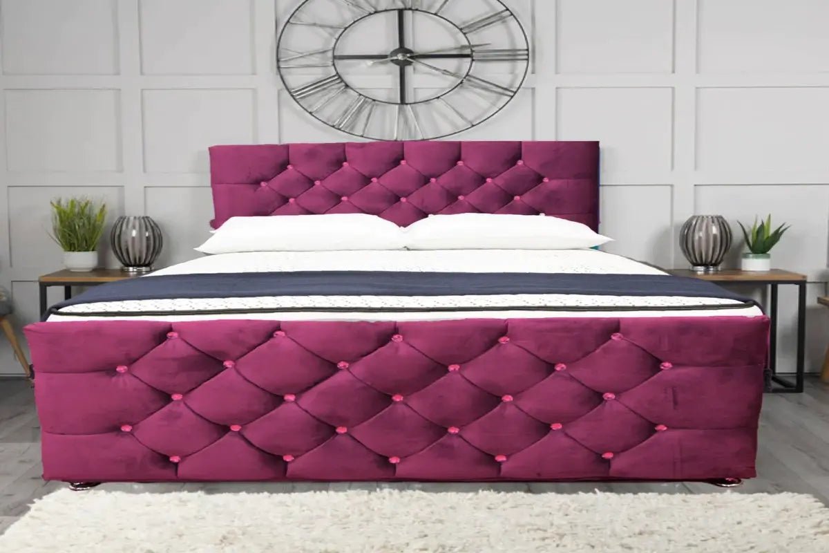 Pink divan bed deals