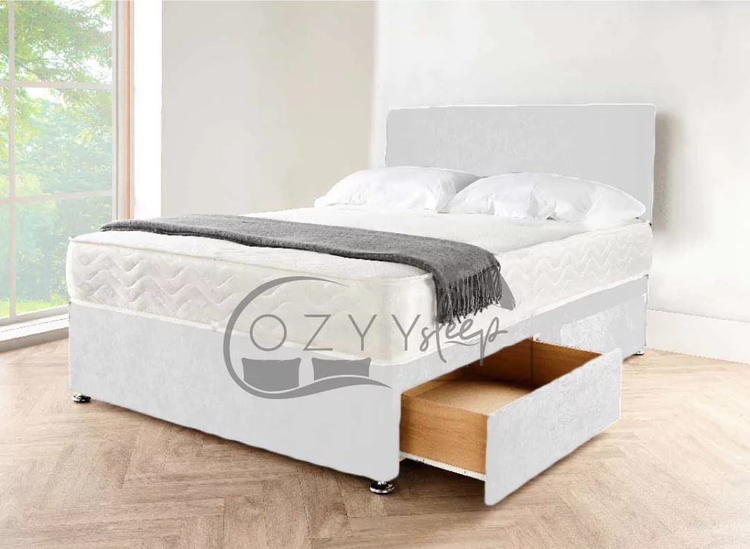 kingsize black divan bed - 9