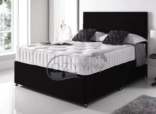 cozyysleep 4ft6 double mink divan bed - 2