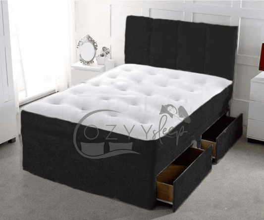 crushed velvet bed sets - 2