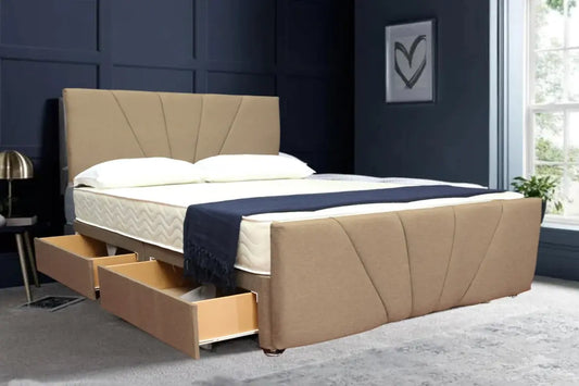 Dark grey Divan bed - 0