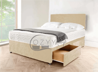 kingsize black divan bed - 3