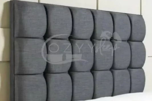 Grey Linen Look Headboard For Divan Beds