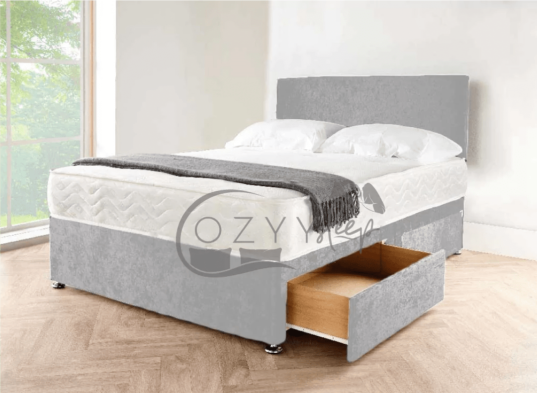 kingsize black divan bed - 4