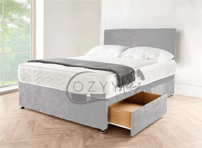 kingsize black divan bed - 4