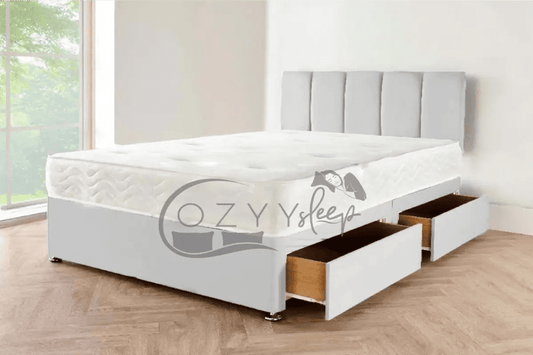 grey suede beds set - 0