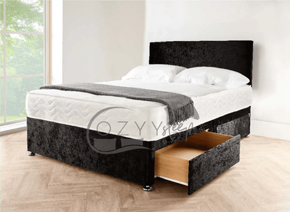 kingsize black divan bed - 5