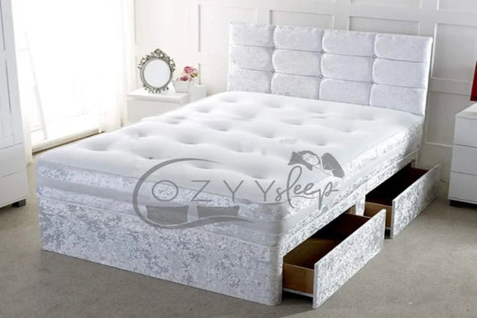 crushed velvet bed sets - 0