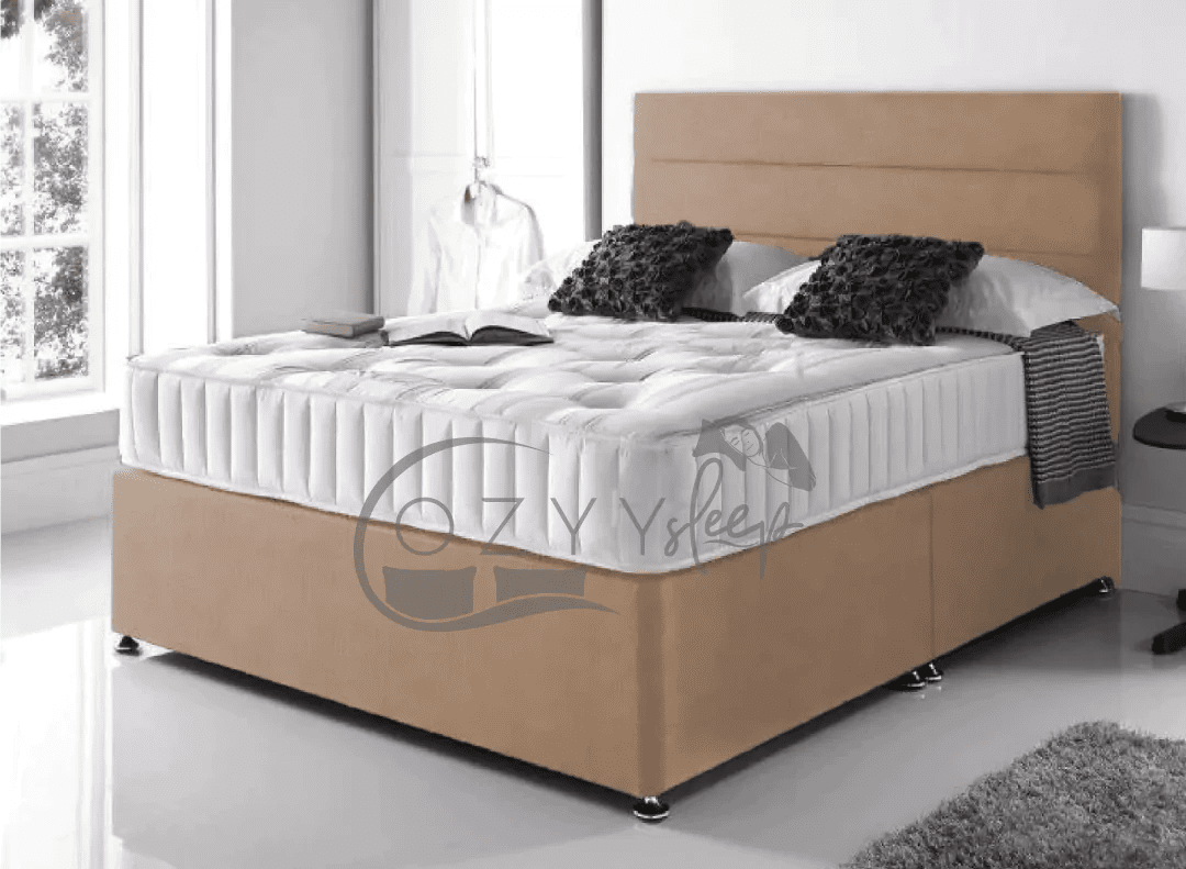 cozyysleep 4ft6 double mink divan bed - 1