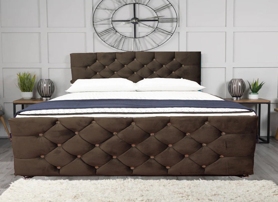 pink divan beds - 1