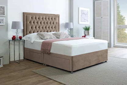 valencia divan bed set matching headboard - 6