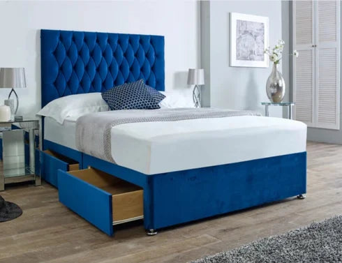 valencia divan bed set matching headboard - 0