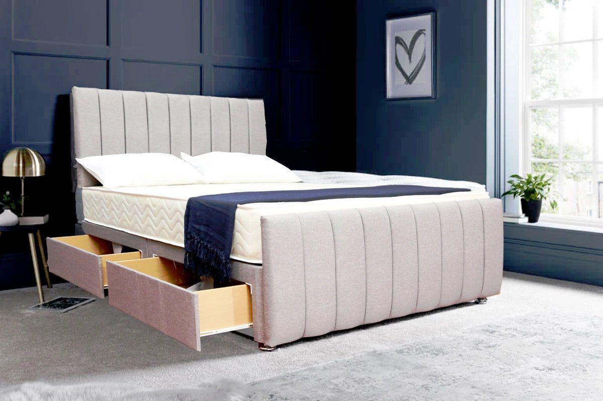 coolblue memory foam spring mattress 10″ - 7