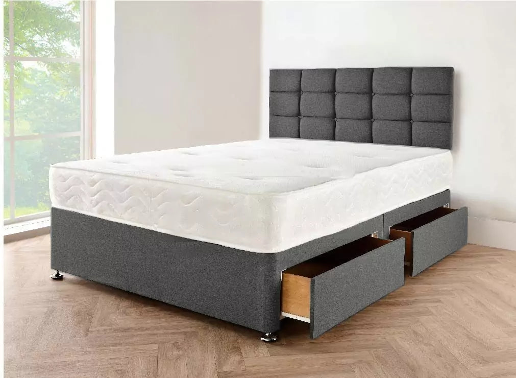 coolblue memory foam spring mattress 10″ - 1