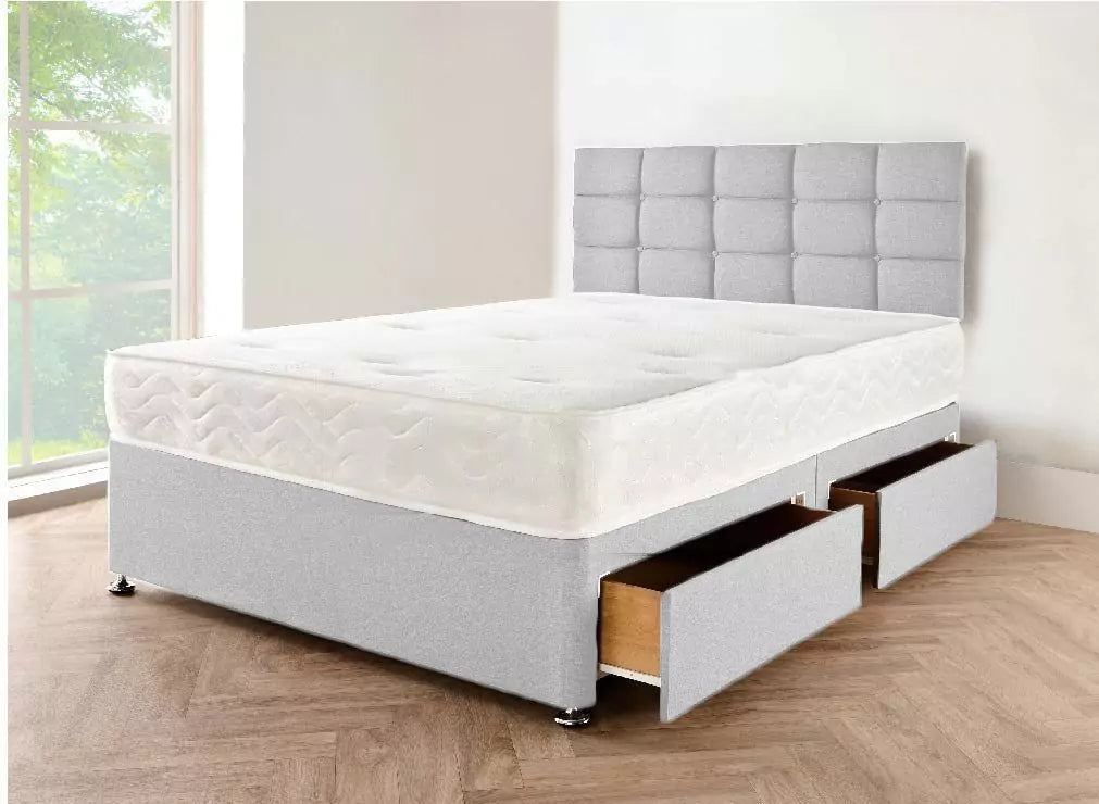 coolblue memory foam spring mattress 10″ - 4