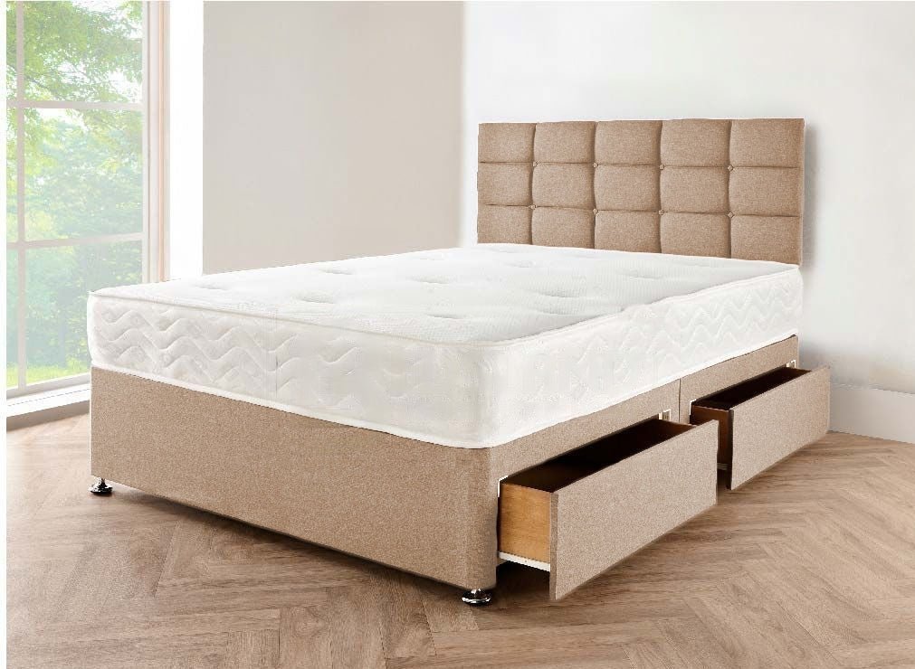 coolblue memory foam spring mattress 10″ - 5