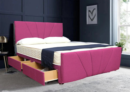 Dark grey Divan bed - 7